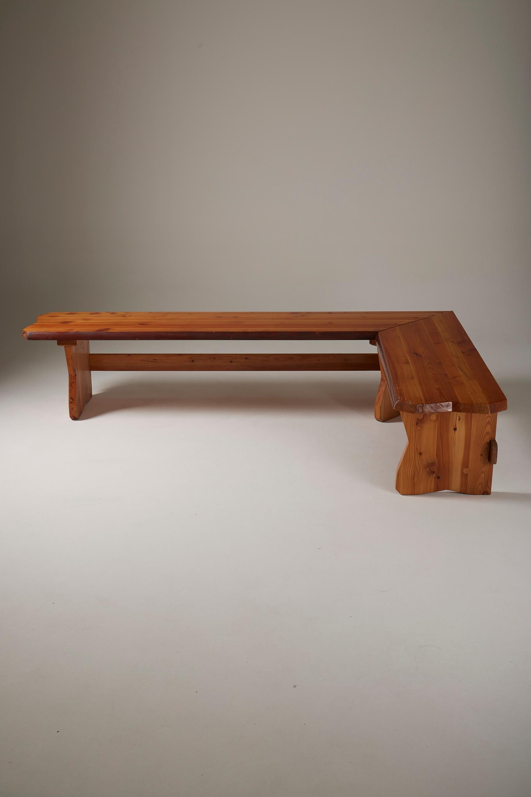 Solid pine bench 1