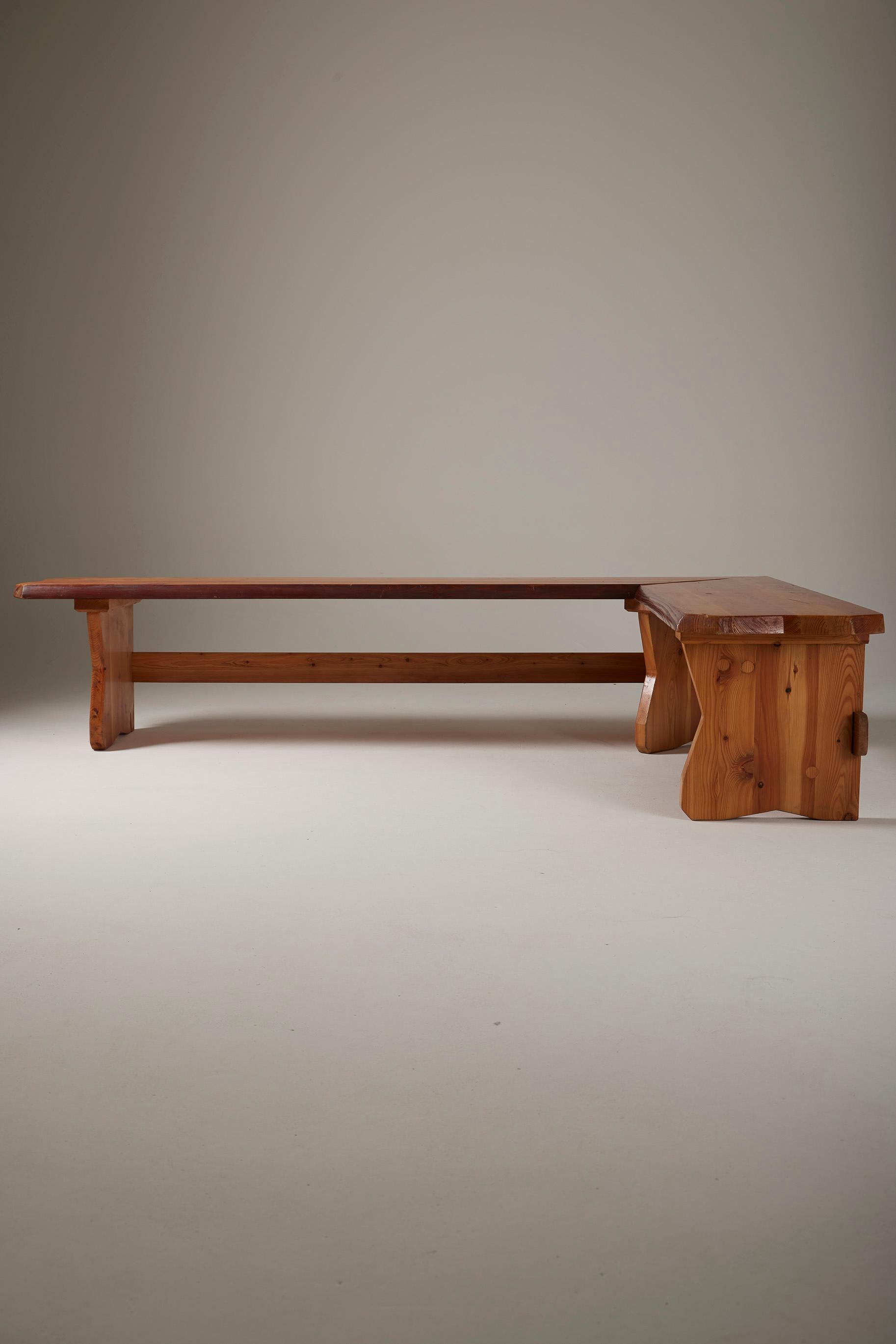 Solid pine bench 2