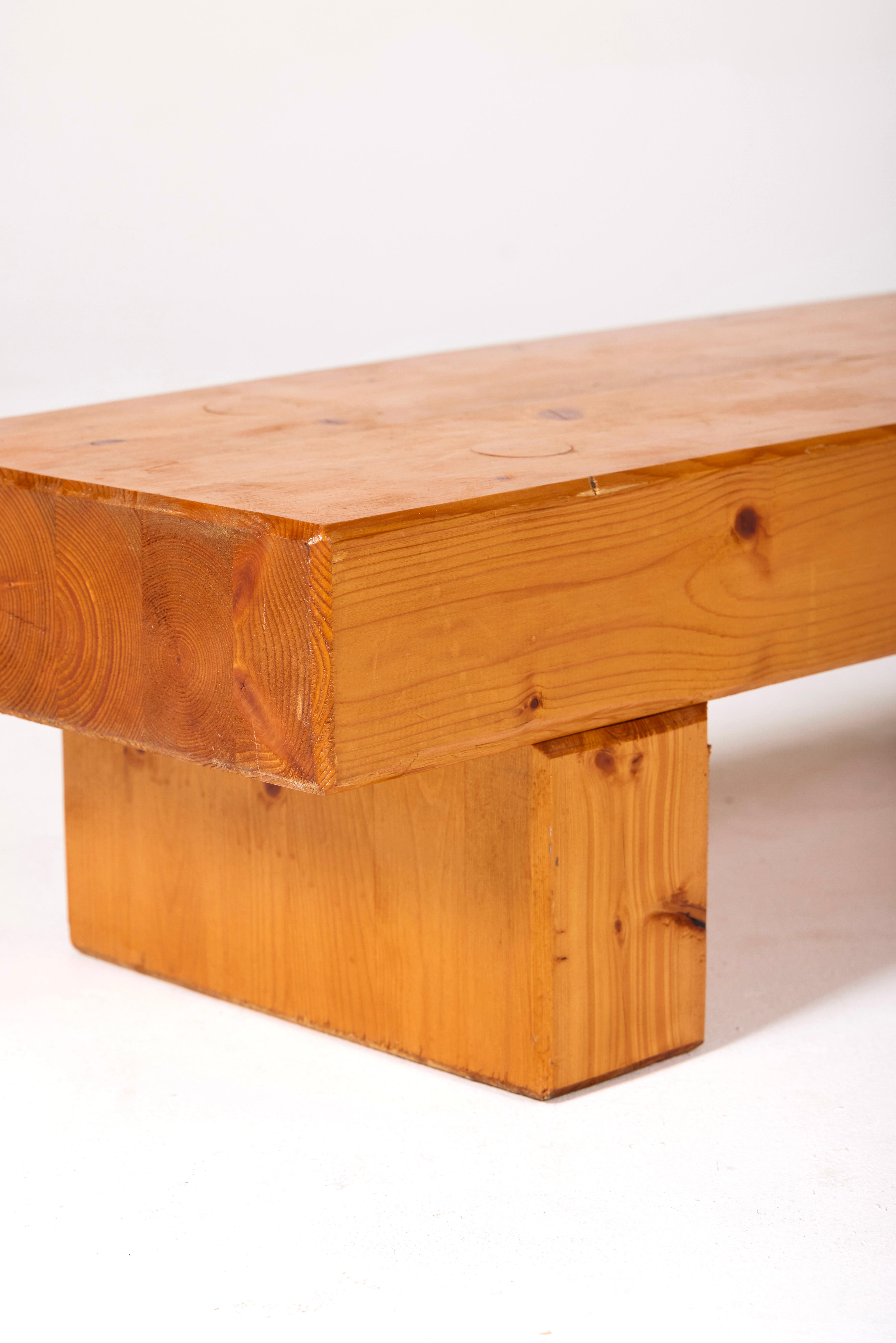 Solid Pine Bench 4