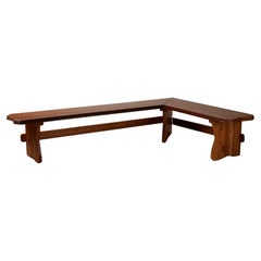 Solid pine bench