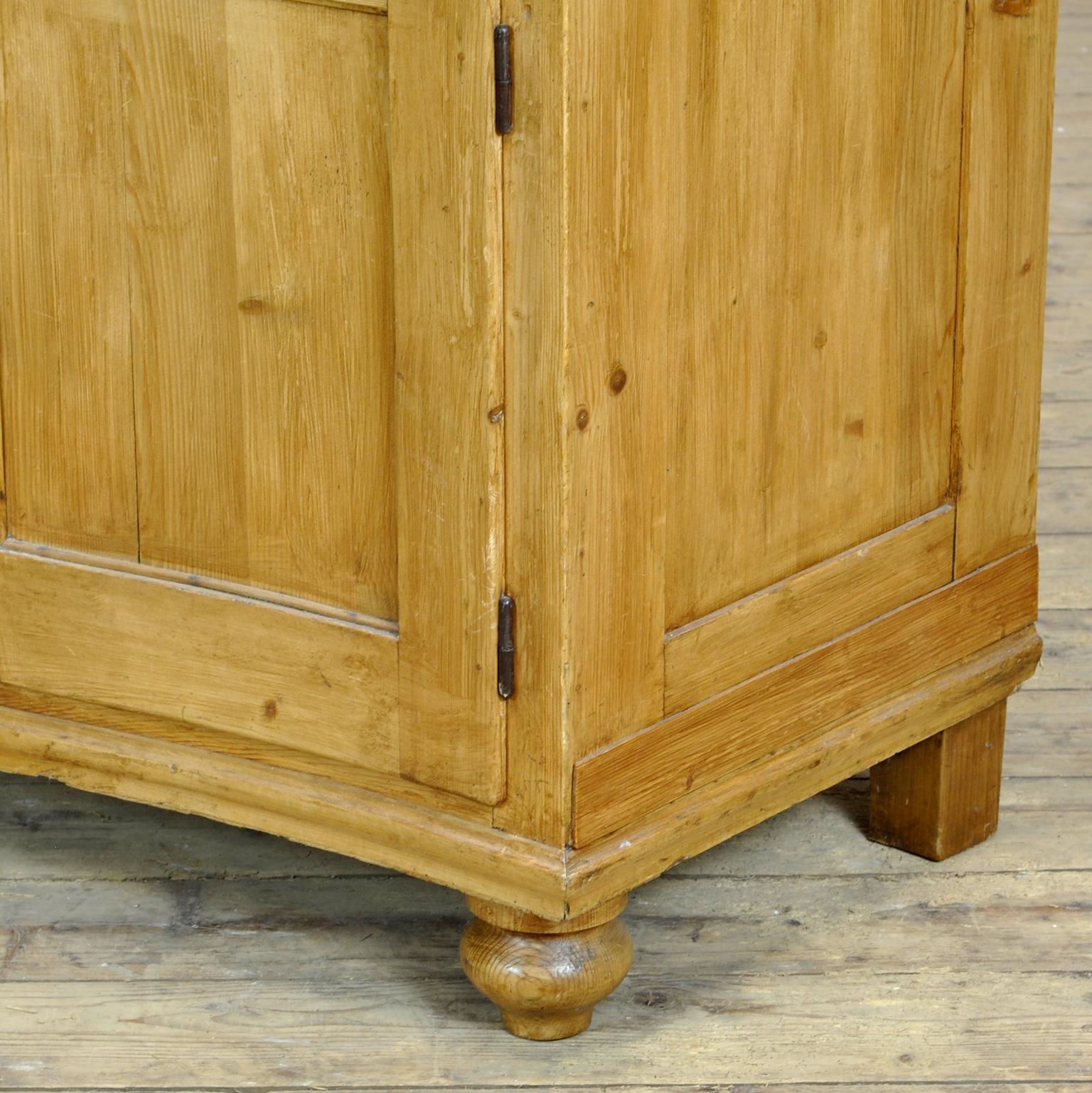 Solid Pine Bread Cabinet, 1920s 5