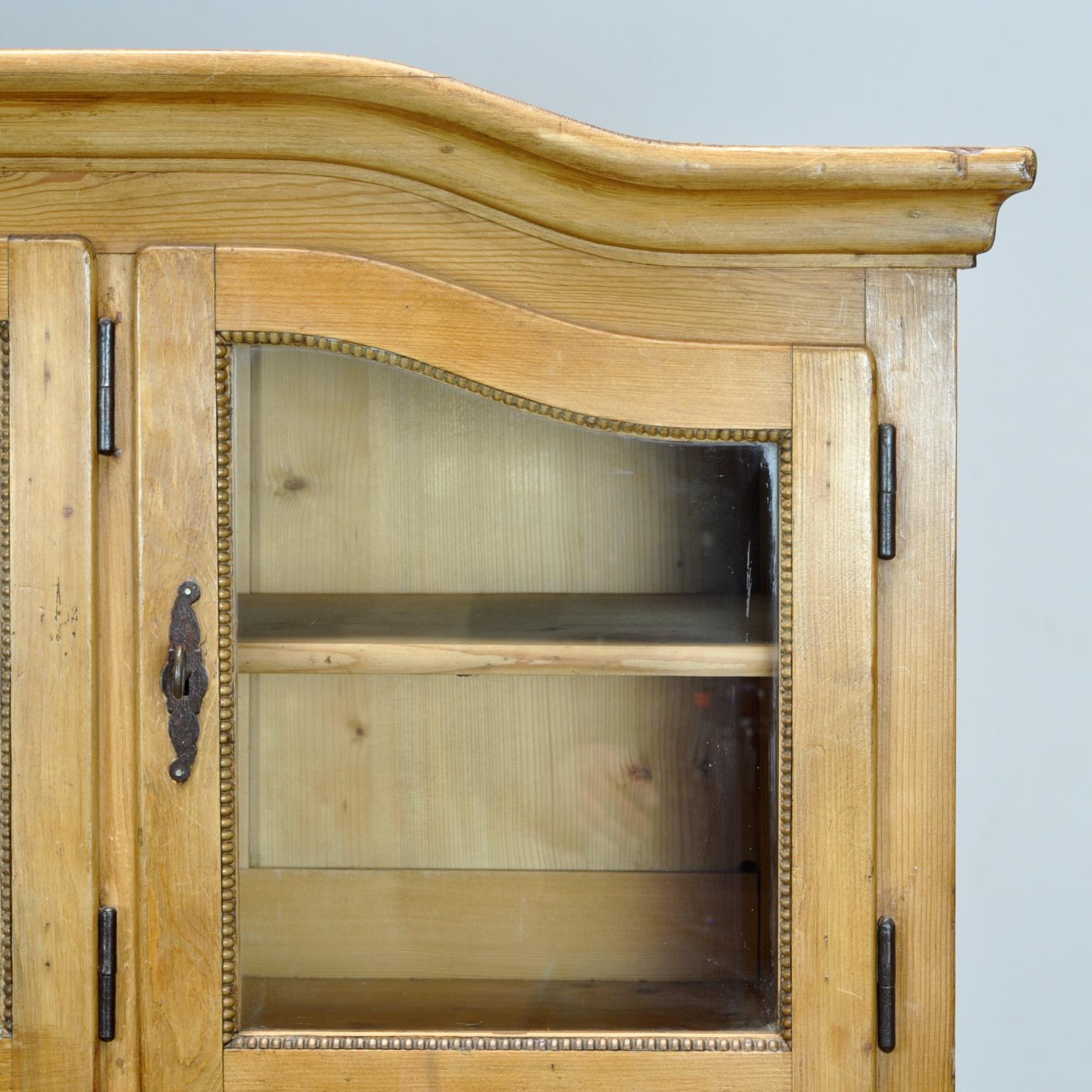Solid Pine Bread Cabinet, 1920s 6