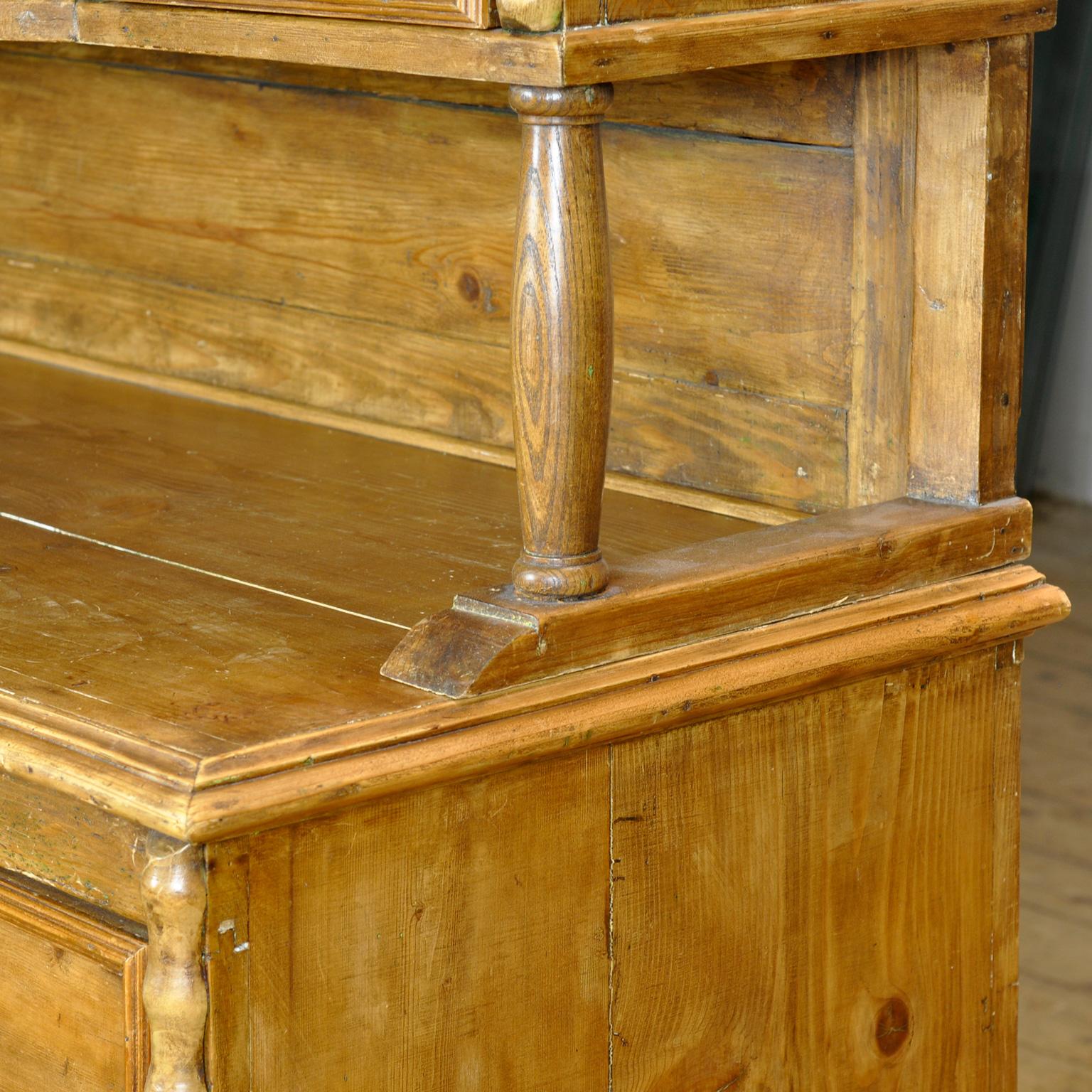 Solid Pine Bread Cabinet, 1920s For Sale 1