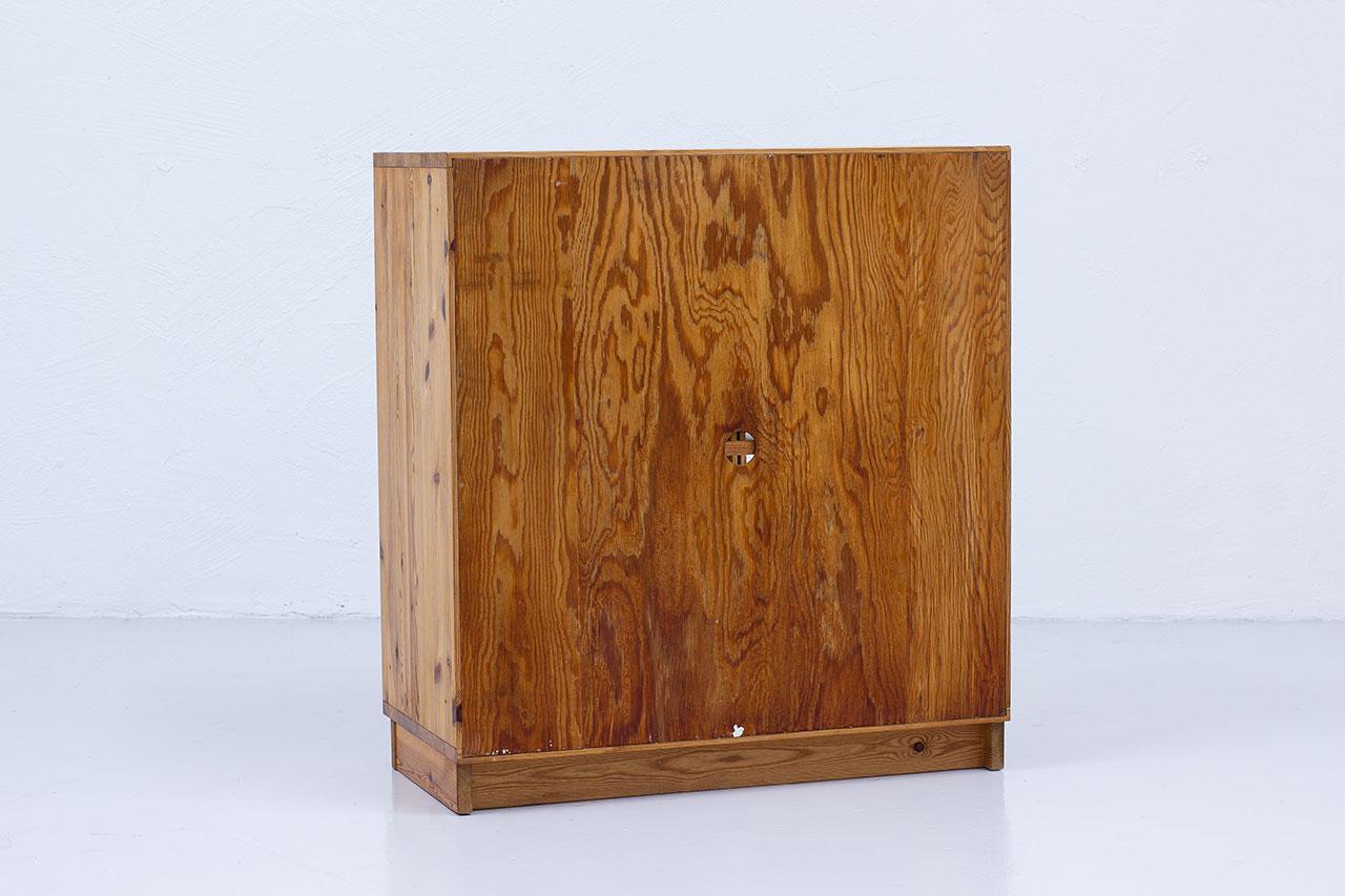 Solid Pine Cabinets, Vitrines & Chest by Luxus, Sweden, 1960s For Sale 5