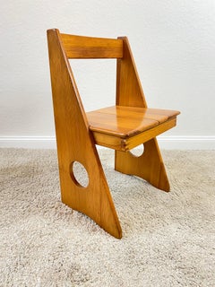 Solid Pine Chair Gilbert Marklund for Furusnickarn Sweden 1970s