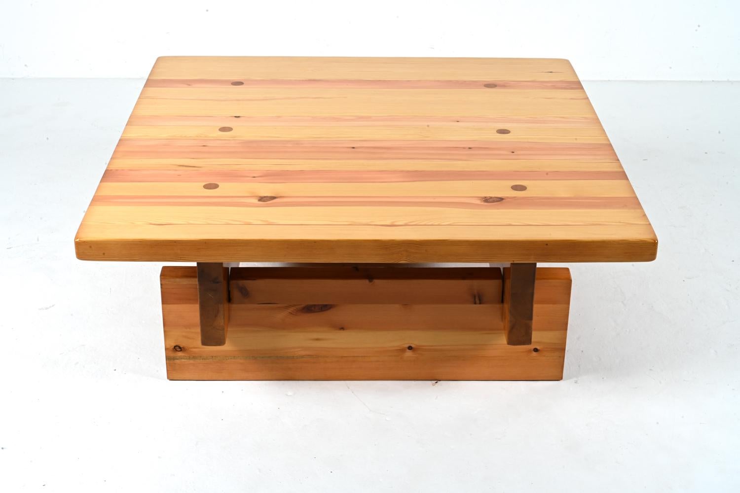 Solid Pine Coffee Table by Roland Wilhelmsson for Karl Andersson & Söner For Sale 5