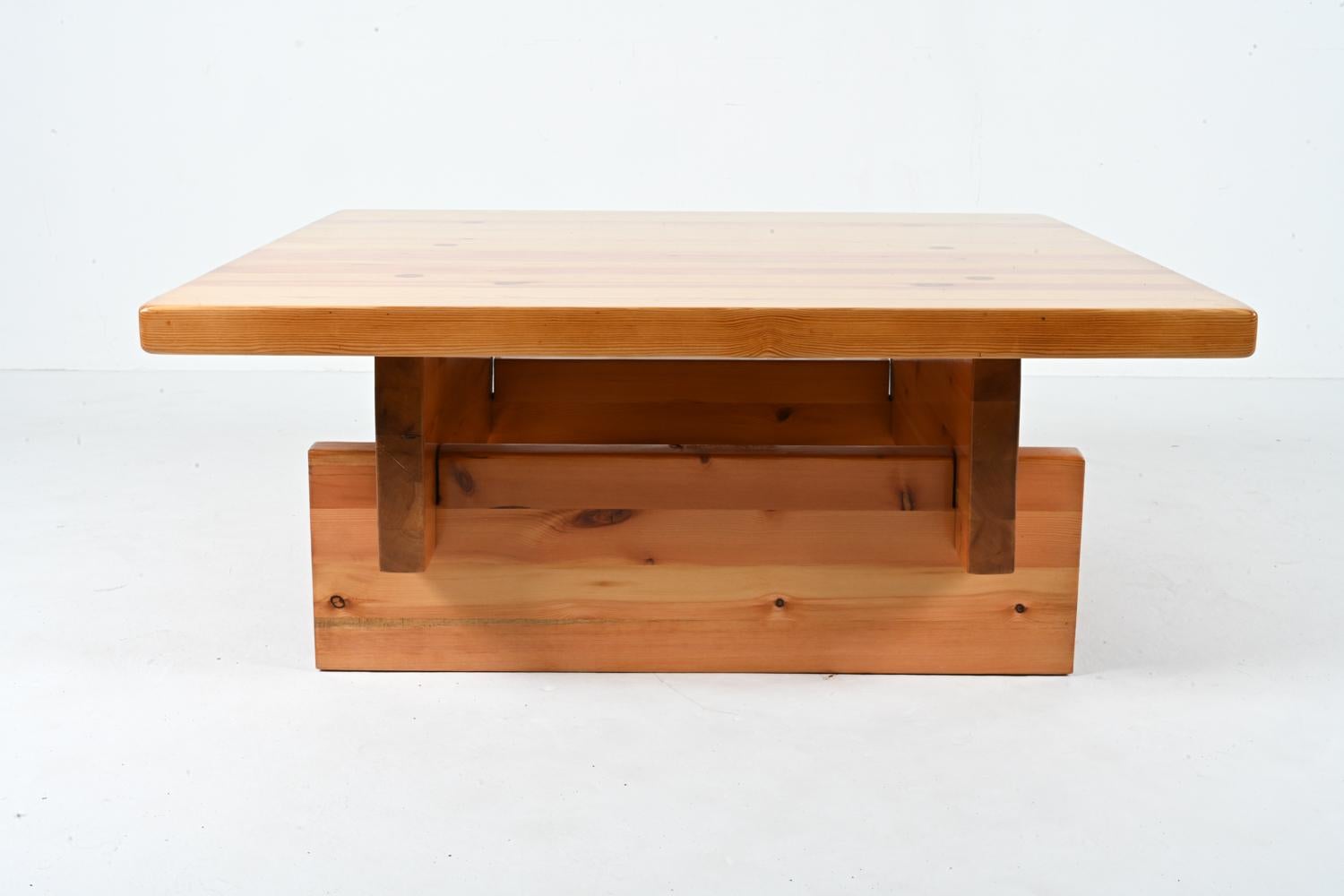 Solid Pine Coffee Table by Roland Wilhelmsson for Karl Andersson & Söner For Sale 6
