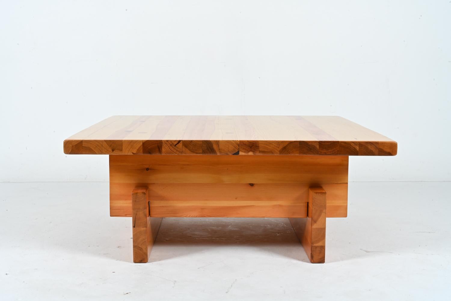 Solid Pine Coffee Table by Roland Wilhelmsson for Karl Andersson & Söner For Sale 8