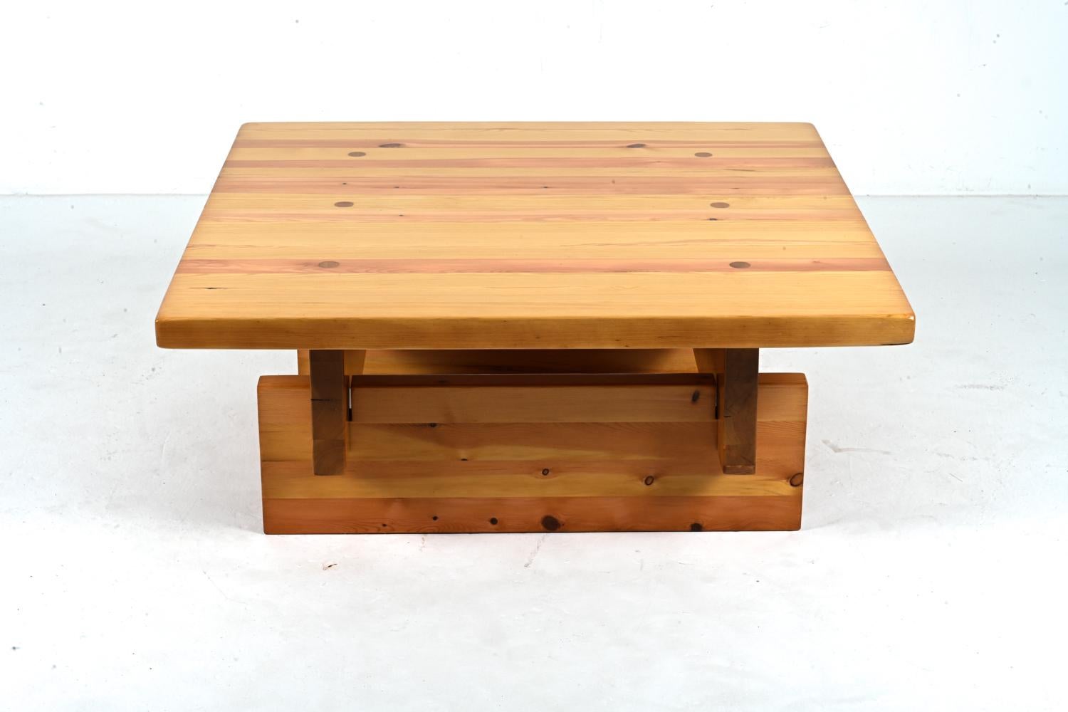 Swedish Solid Pine Coffee Table by Roland Wilhelmsson for Karl Andersson & Söner For Sale