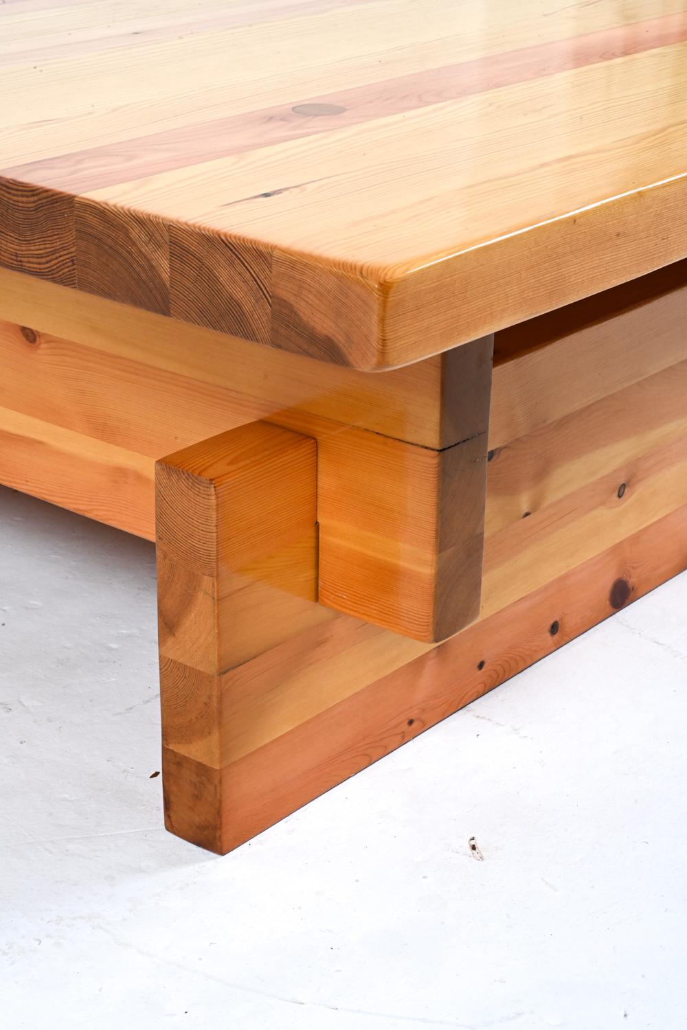 Solid Pine Coffee Table by Roland Wilhelmsson for Karl Andersson & Söner For Sale 2