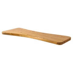Solid pine console, Charlotte Perriand, Les Arcs 1800, circa 1970