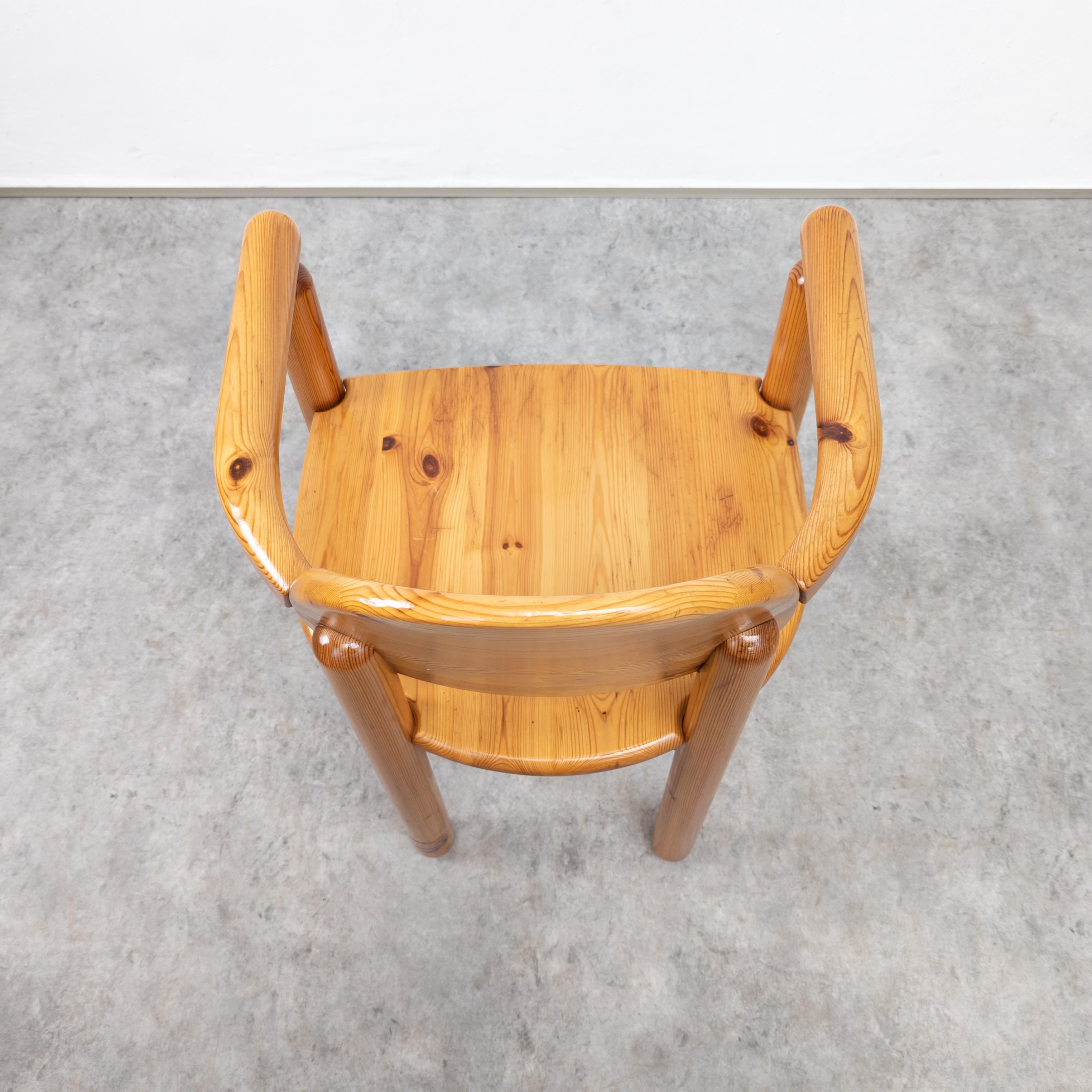 Pine Solid pine Danish armchair by Rainer Daumiller for Hirtshals Sawmill  For Sale