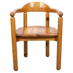 Solid pine Danish armchair by Rainer Daumiller for Hirtshals Sawmill