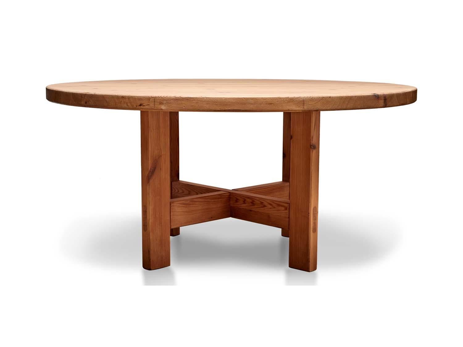 Mid-Century Modern Solid Pine Dining Table by Roland Wilhemsson for Karl Anderson & Soner