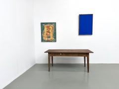 Solid pine farmhouse table, France, 1950s