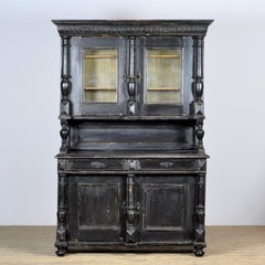 Solid Pine Kitchen Cupboard, 1900's