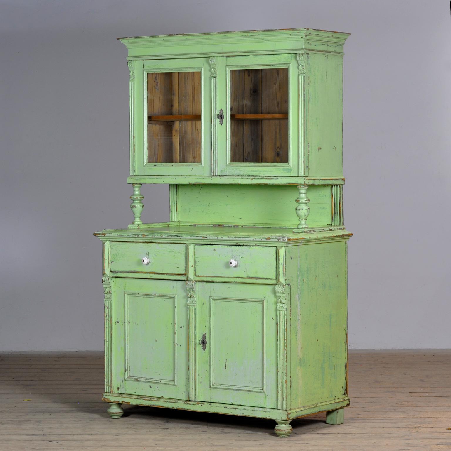 Küchenschrank aus massivem Kiefernholz, 1900er Jahre (Ungarisch) im Angebot