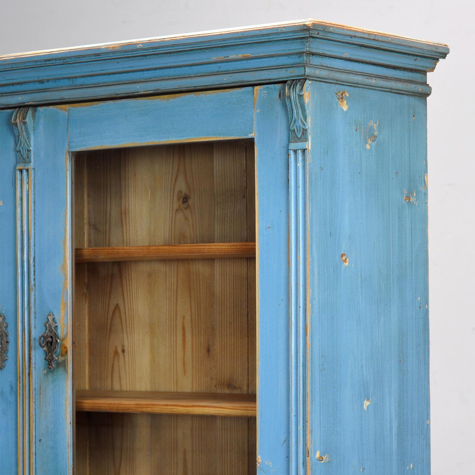 Début du 20ème siècle Armoire de cuisine en pin massif, années 1900 en vente
