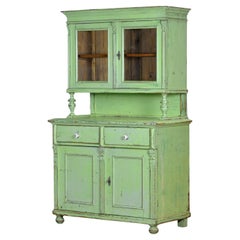 Solid Pine Kitchen Cupboard, 1900s