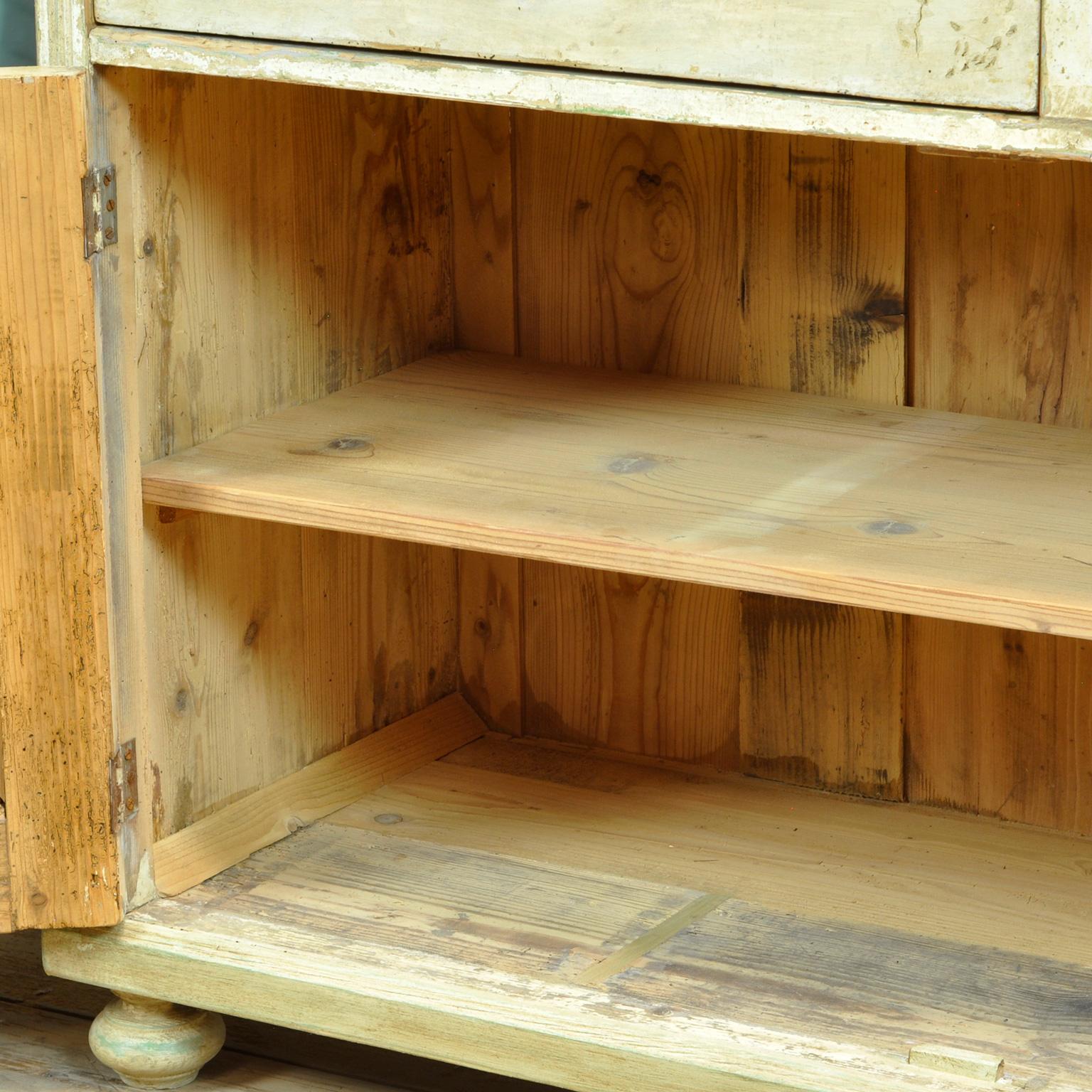 Solid Pine Kitchen Cupboard, 1920's 5