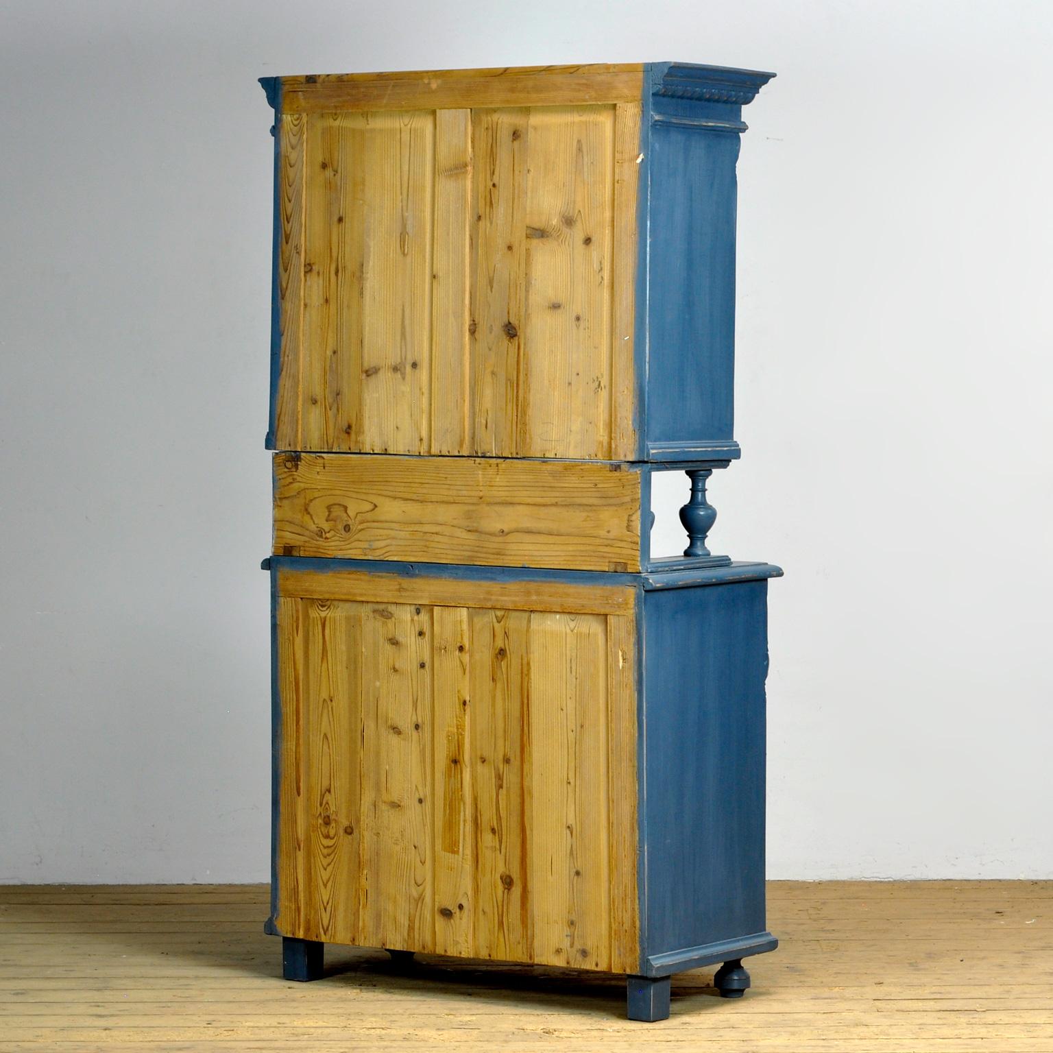Solid Pine Kitchen Cupboard, 1920’s For Sale 8