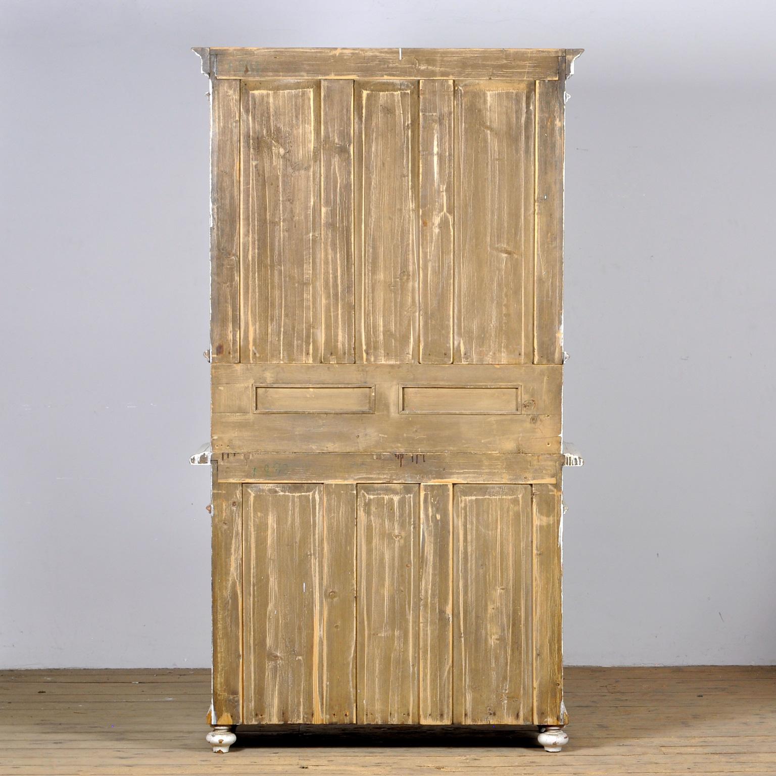 Solid Pine Kitchen Cupboard, 1920's For Sale 9