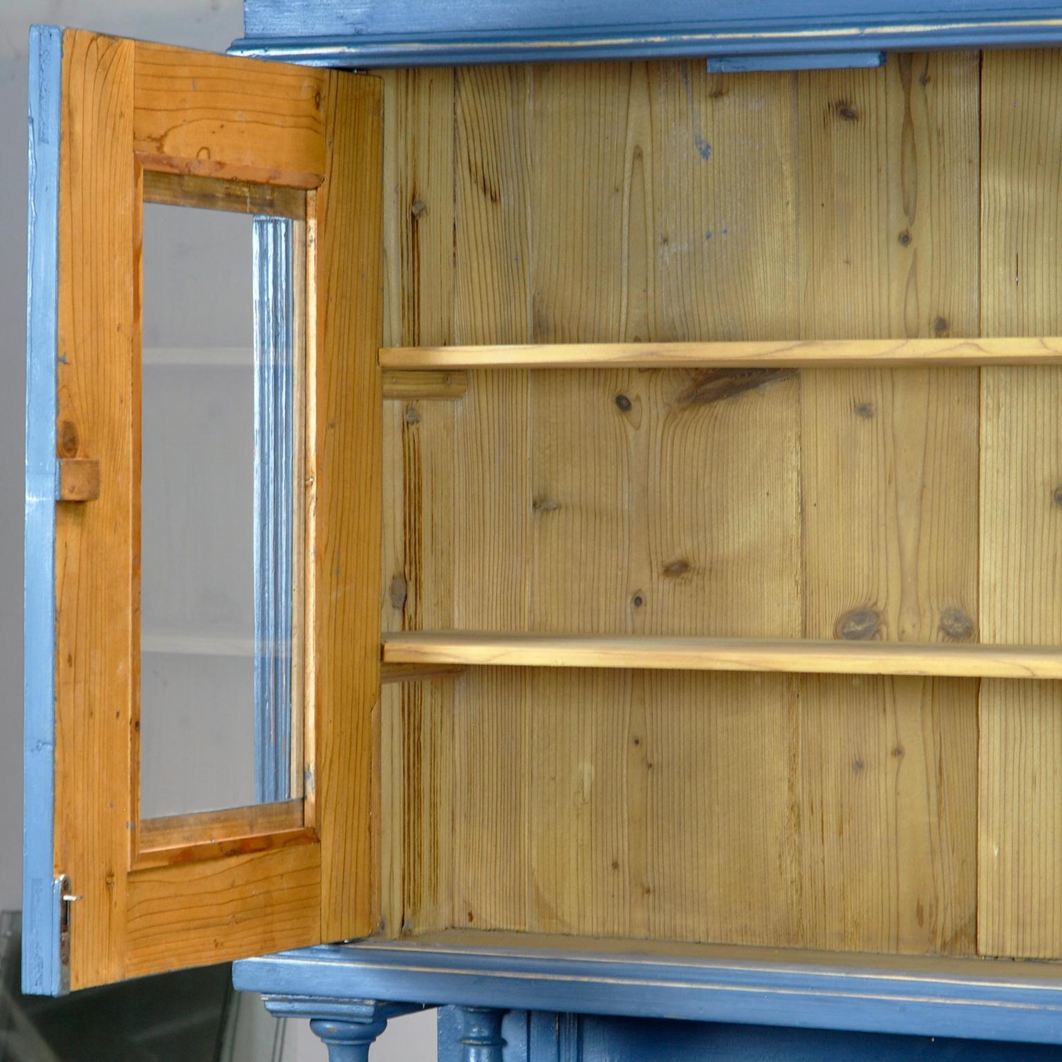 Early 20th Century Solid Pine Kitchen Cupboard, 1920’s For Sale