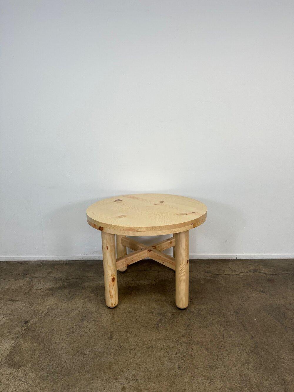 American Solid Pine Large Bistro table For Sale