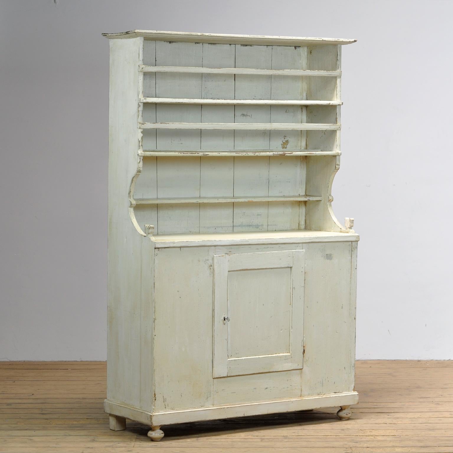 Rustic Solid Pine Painted Dresser, 1930's