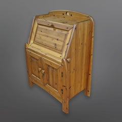 solid pine secretary desk by WASA, Germany 1990s