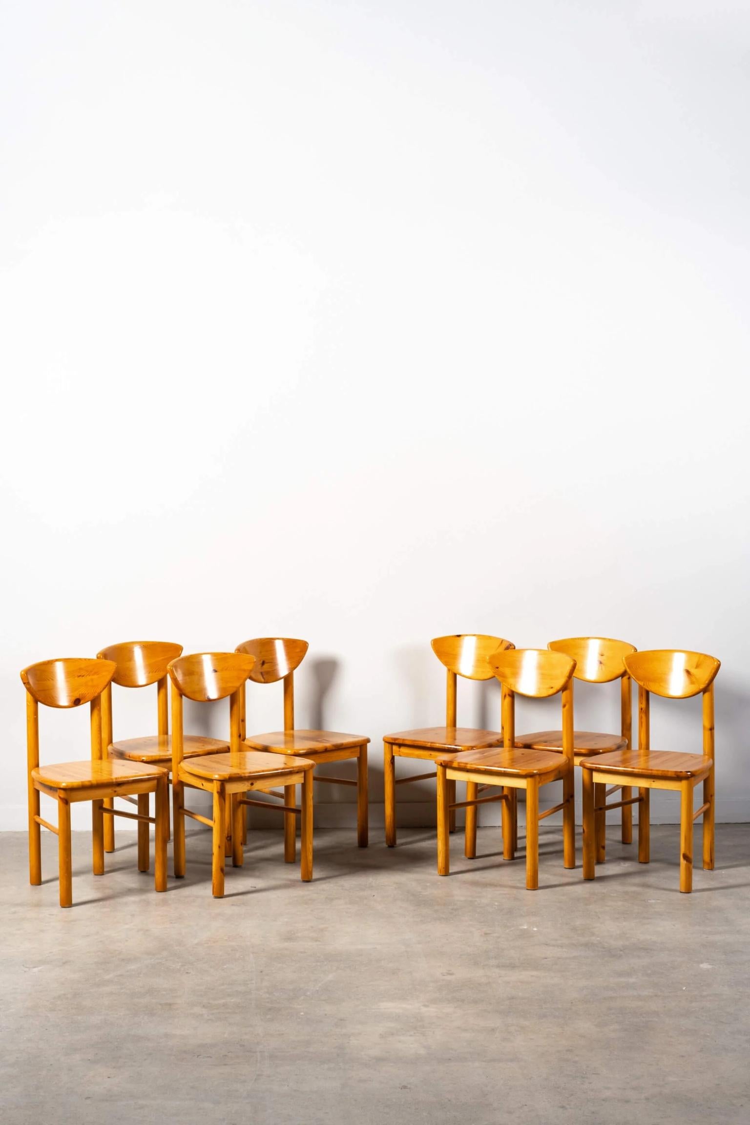 Solid Pine Side Chair by Rainer Daumiller for Hirtshals Savvaerk For Sale 4