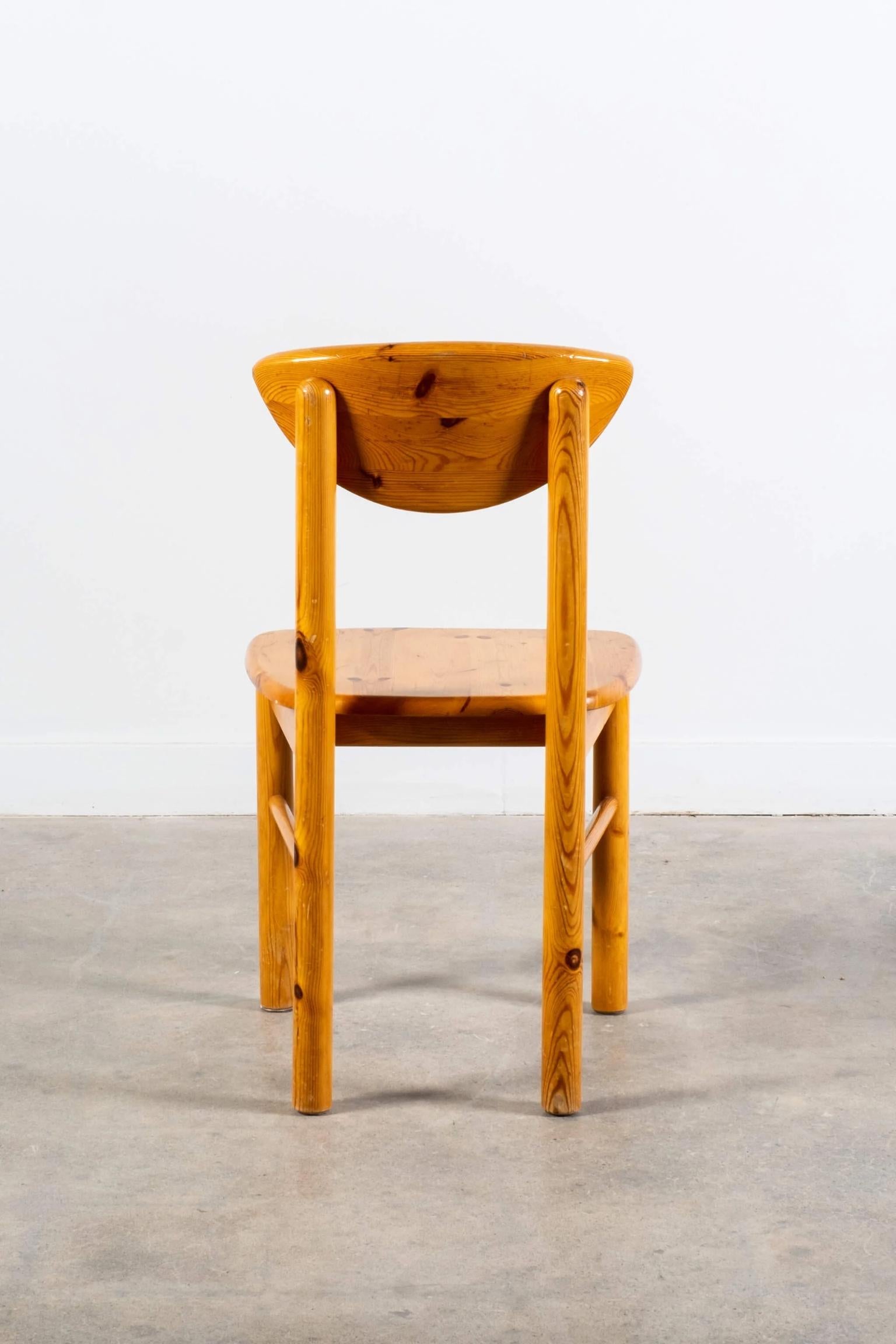 Danish Solid Pine Side Chair by Rainer Daumiller for Hirtshals Savvaerk For Sale