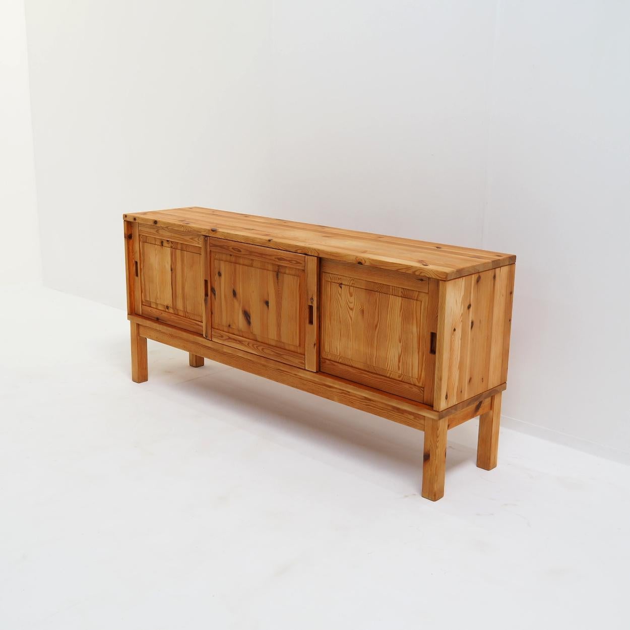 Solid Pine Sideboard with a Simple, Strong and Sturdy Look For Sale 2