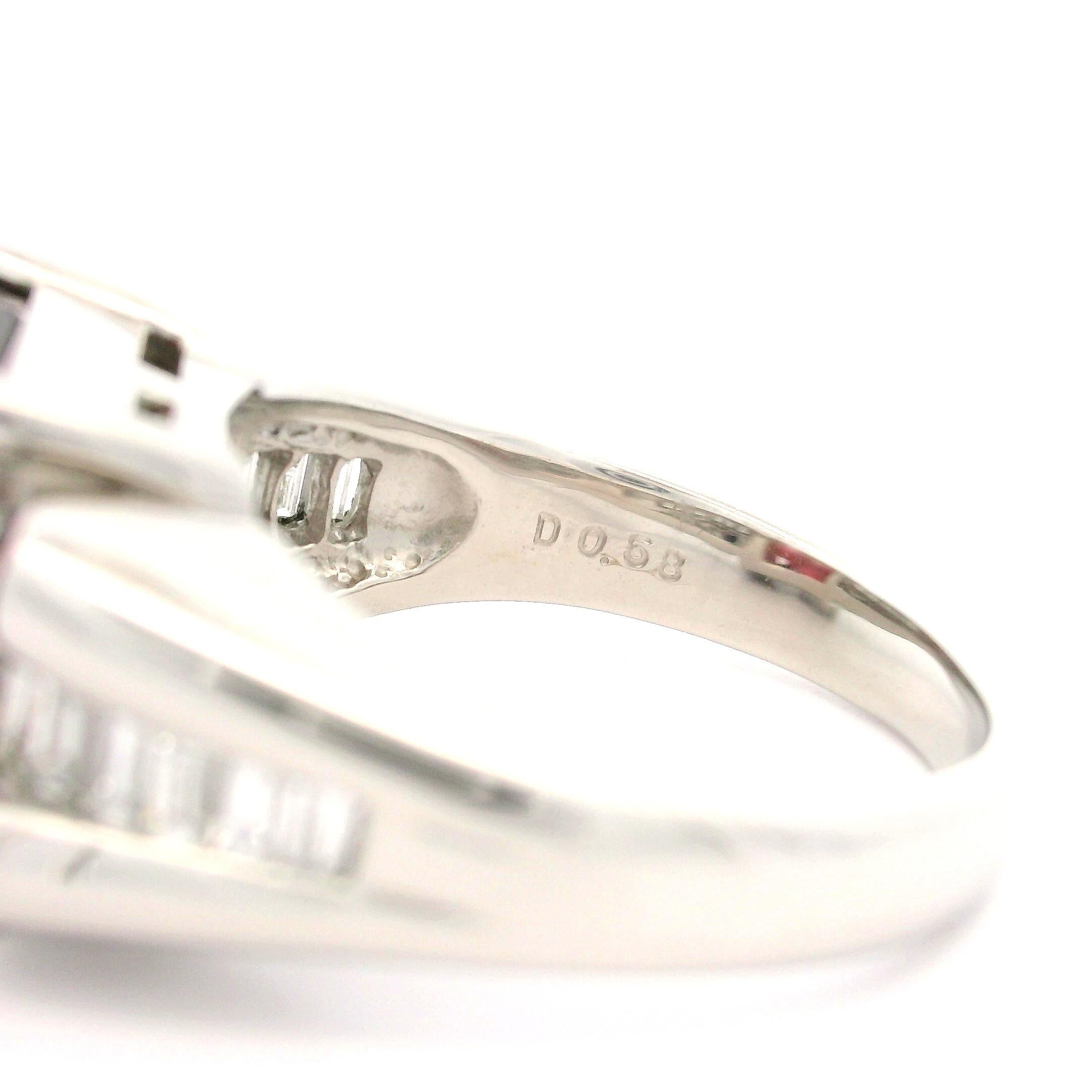 Taille coussin Bague très bien réalisée en platine massif avec tourmaline bicolore de 8,77 carats et diamants en vente