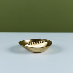 Solid Polished Brass Ashtray
