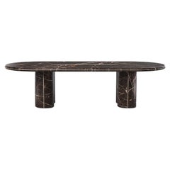 Solid Port Laurent and Brass BooBoo Dining Table by Arthur Vallin