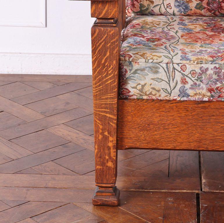 Solid Quarter-Sawn Oak Morris Chair 2