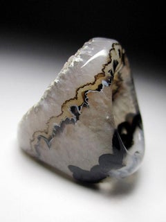 Solid Quartz Ring Rock Crystal Raw Quartz Crystals Ivory Beige