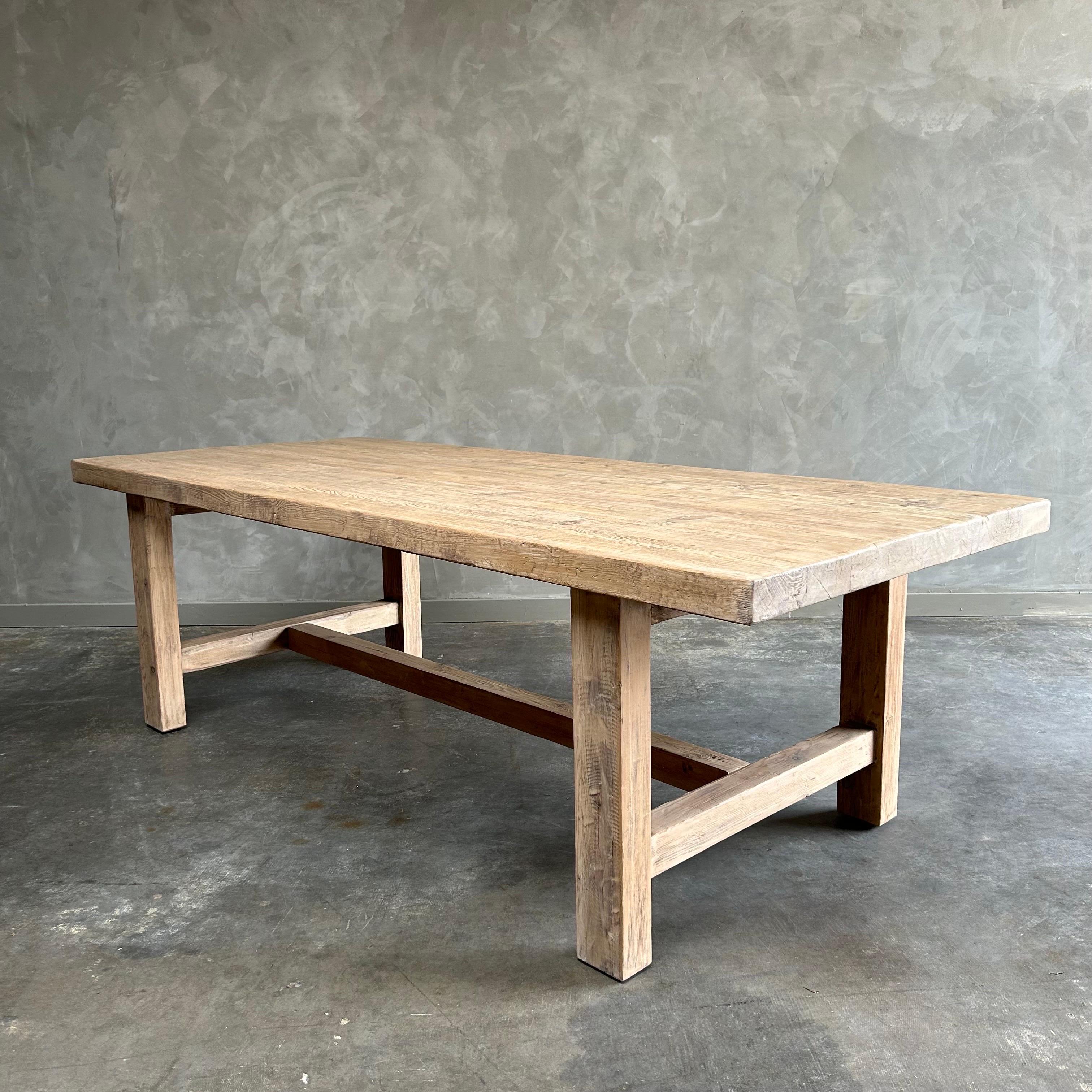 reclaimed oak table