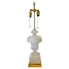 Solid, Rock Crystal Lamp