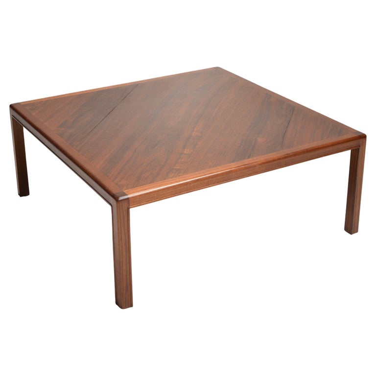 Solid Rosewood Coffee Table For Sale at 1stDibs
