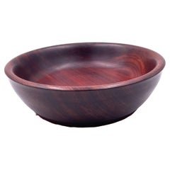 Solid Rosewood Mid-Century Modern Bowl