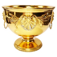 Solid Silver 18k Gold Plated Carrera y Carrera Calyx Cup Lion and Shell Ornament