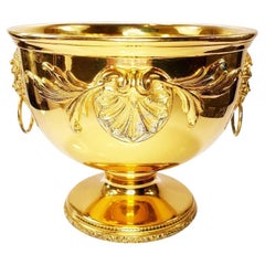 Solid Silver 18k Gold Plated Carrera y Carrera Calyx Cup Lion and Shell Ornament