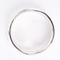 Solid Silver Bangle In 925 Sterling Marked Peder Pedersen