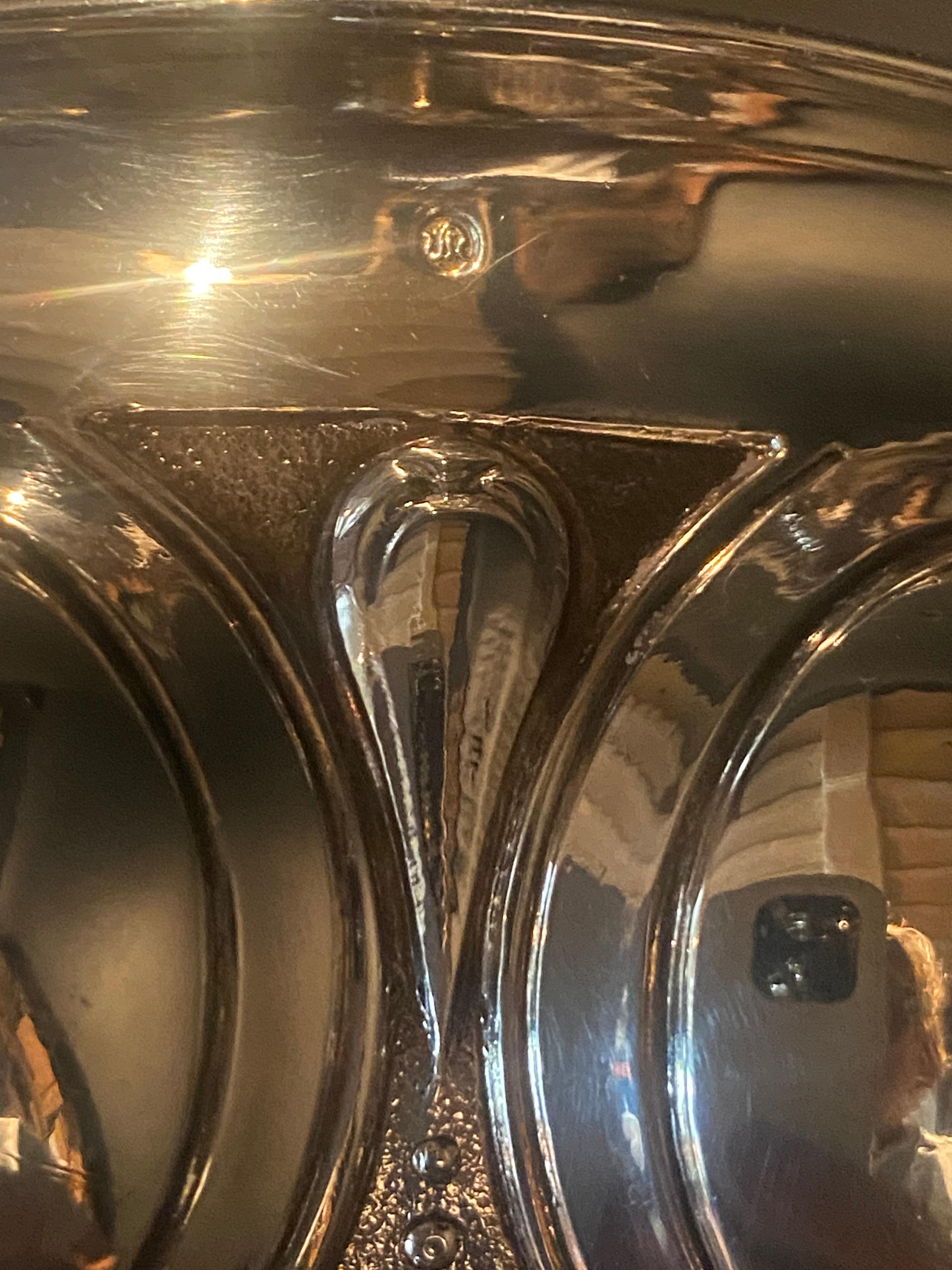 Solid Silver Columbine Goblet with a lid For Sale 8