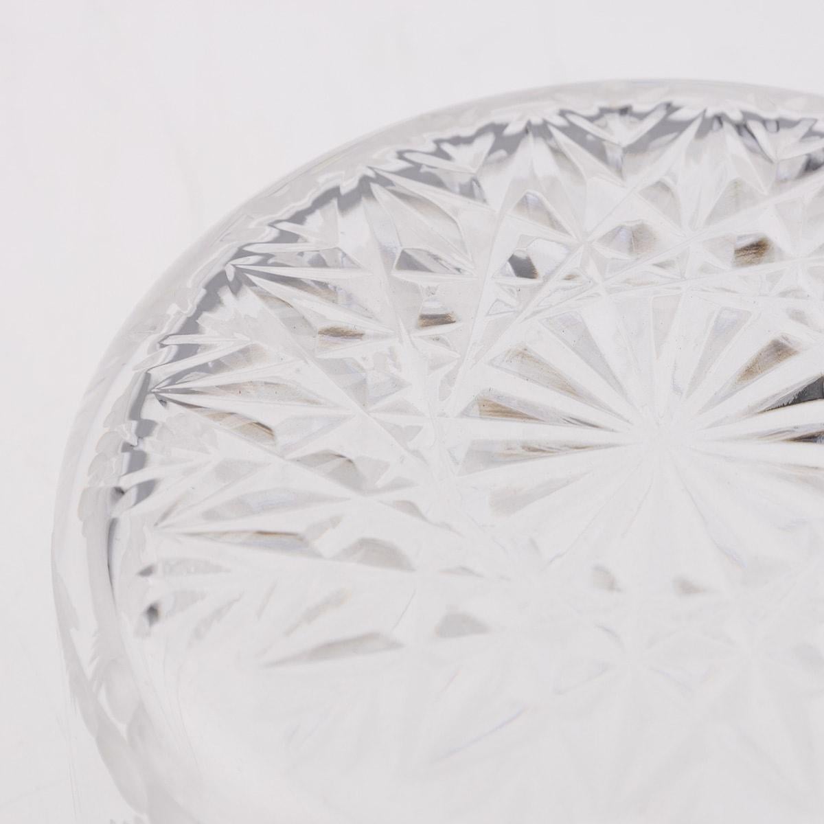 Caviar-Gefäß aus massivem Silber und Glas, Pushkin Alexander im Angebot 5