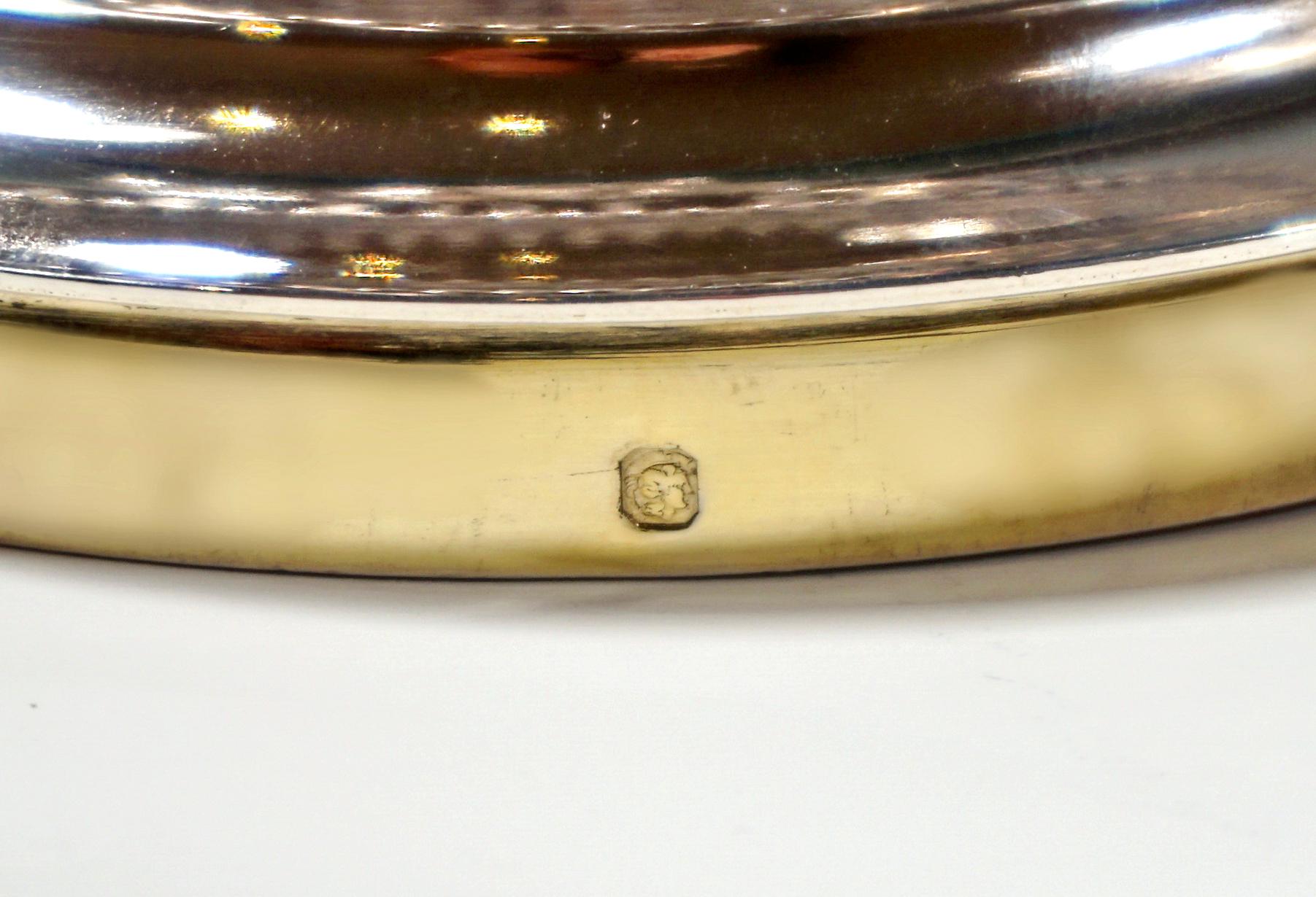 Solid Silver Lidded Goblet With Mythological Scenery, France, Around 1870 4