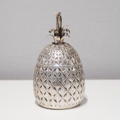Solid Silver Pineapple Ice Bucket