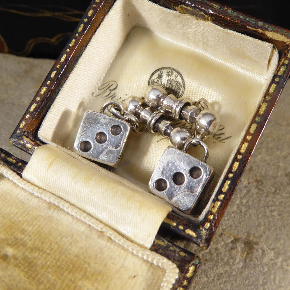 solid silver cufflinks